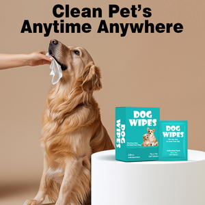 Toallitas para perros, paquete individual de 10 unidades, para limpieza fácil, material de fibra, productos para el cuidado de mascotas - Product Image 2