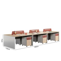 Moderne simple E1 MFC bureau poste de travail bureau design table de bureau cloison en bois meubles de bureau