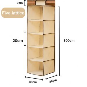 High Quality <b>Large</b> Capacity 5/4 Lattice Foldable Door <b>Wardrobe</b> Storage Bag Non-Woven Fabric High Strength Density Board Storage - Product Image 3