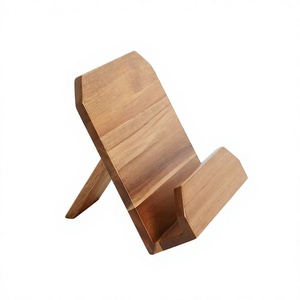 Soporte para Libros de Cocina de Madera Clásico, Estilo Tabla de Cortar, Diseño Moderno AMSON BRASS, Plegable, Tamaño Personalizable - Product Image 1