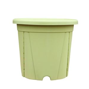 Nouveau pot de fleurs respirant en plastique PP 1L, design ferme, transparent, vert montagne, pour orchidées Phalaenopsis, avec système de drainage des racines - Product Image 6
