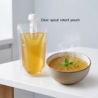 Personnalisé 121 ° C 135 ° Sachet de stérilisation haute température C pour emballage sous autoclave, qualité alimentaire FDA, pour plats préparés et viandes