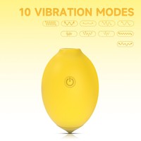 Zitronen-Klitoris-Sauger Sexy Erwachsenen-Vibrator für Frauen mit Nippel-Klitoris-Saugfunktion G-Punkt-Massagegerät Masturbator Erotikspielzeug
