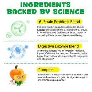 Gran venta al por mayor de golosinas digestivas para mascotas, suplementos probióticos, masticables para perros, salud intestinal, alergia, alivio de la picazón - Product Image 3