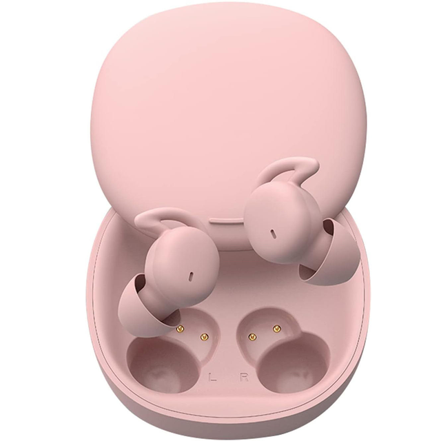 Super Mini Bean Shaped Sleep Earbuds 5.5mm Small Driver Soft Fit Noise Isolation All Night Wear Rest Headphones