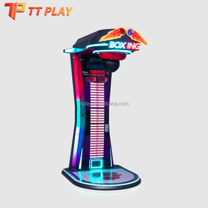 Máquina de Boxeo Arcade Operada con Monedas, Directo de Fábrica, con Polea Móvil y Cuerpo Metálico Resistente para Centros de Entretenimiento Interiores - Product Image 3