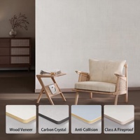 Panneau mural en bois de bambou imperméable, panneau en contreplaqué, panneau acoustique en bambou pour extérieur avec matériau plastique, design de bardage moderne