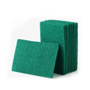 इको फ्रेंडली स्क्ररिंग पैड धातु पॉलिश हरे रंग के स्कंरिंग पैड रोल वर्ग प्रकार धातु स्कंरिंग पैड बिक्री