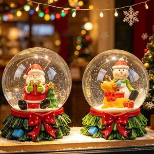Globo <span class=keywords><strong>de</strong></span> <span class=keywords><strong>Nieve</strong></span> Personalizado con Figuras <span class=keywords><strong>de</strong></span> Santa, Reno y <span class=keywords><strong>Muñeco</strong></span> <span class=keywords><strong>de</strong></span> <span class=keywords><strong>Nieve</strong></span>, Decoración Navideña, Regalo para Navidad, Adorno para Mesa - Product Image 1