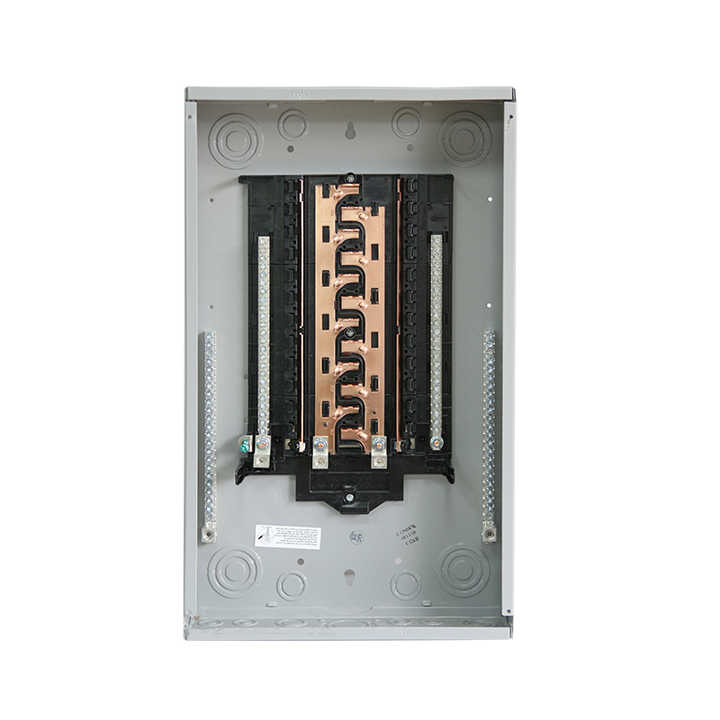 Panelboard 24 Module US Name UL 200Amp Space 24-Circuit Main Breaker Plug-On Neutral Load ...