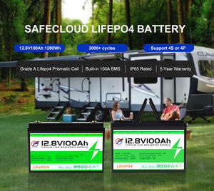 بطارية ليثيوم فوسفات الحديد 12.8 فولت 200 أمبير 300 أمبير 400 أمبير، بطاريات ليثيوم أيون شمسية مع نظام إدارة بطارية ذكي لتخزين الطاقة الجديدة - Product Image 5
