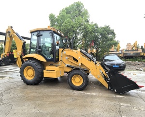 Buen estado Original usado Caterpillar Cat420F cargadora de ruedas de segunda mano Cat 420F retroexcavadora a la venta - Product Image 3