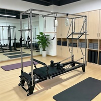 Liva Deluxe Système complet de Reformer Pilates en alliage d'aluminium, Commercial OEM, réglable, pour la stabilité du tronc et la correction de la posture en cliniques