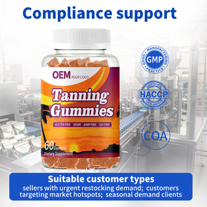 Gomitas Bronceadoras sin Sol al por Mayor con Betacaroteno, Licopeno y Astaxantina: Fórmula y Empaque Personalizados, Ventaja de Costo al por Mayor - Product Image 6