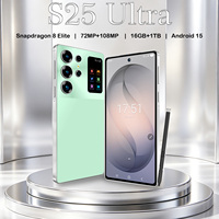 Puissant Smartphone Android S25 Ultra 5G 16 Go de RAM 1 To de ROM Téléphone Portable 4K HD du Fournisseur d'Usine Chinois