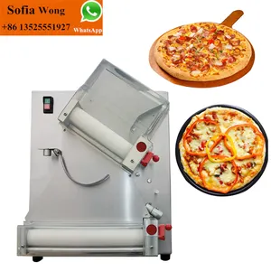 Rodillo comercial profesional para masa de pizza, equipo comercial para rollo de masa, máquina de panadería, rodillo de masa