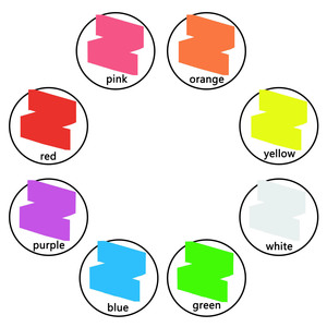 Các New 10Mm Khô Ướt Xóa Neon Nghệ Thuật Sơn Bút Màu Sắc Tươi Sáng Không Độc Hại Chất Lỏng Phấn Đánh Dấu Cho Tự Làm Bảng Đen - Product Image 4