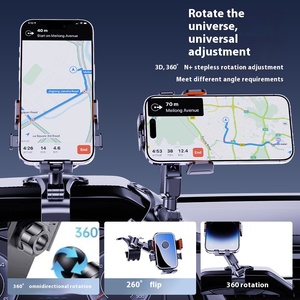2024 ABS + PC supporto a ventosa regolabile in altezza Anti-Shake supporto per cellulare Apple per iPhone compatibile uso del cruscotto auto - Product Image 3
