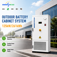 Sistem Penyimpanan Energi Komersial All-in-one Luar Ruangan Industrial125kw 261kwh Sistem Penyimpanan Energi Baterai Pendingin Cair