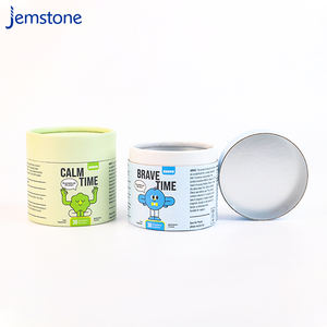 กล่องกระดาษคราฟท์ทรงกระบอกสำหรับบรรจุภัณฑ์อาหารเสริมกาแฟ พิมพ์โลโก้ได้ตามต้องการ บรรจุภัณฑ์แบบหลอดกระดาษเกรดอาหาร สำหรับเก็บชาแบบใบ - Product Image 6