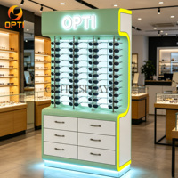 Présentoirs Modernes 2026 pour Magasins d'Optique – Métal et MDF pour Vitrines de Lunettes en Boutiques de Détail
