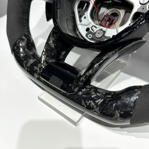 <span class=keywords><strong>Volant</strong></span> de sport pour voiture en cuir et fibre de carbone forgée avec LED pour Mercedes Benz AMG W205 W204 <span class=keywords><strong>W203</strong></span> W212 W213 CLS W222 C300 - Product Image 3