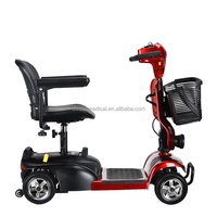 Nouveau produit : scooter de mobilité pliable à 4 roues pour personnes âgées, idéal pour les voyages et l'extérieur