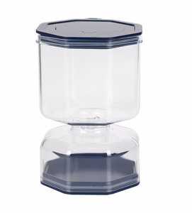 Conteneur transparent pour kimchi avec passoire, <span class=keywords><strong>pot</strong></span> <span class=keywords><strong>à</strong></span> marinade double couche pour chou, fabricant de sauerkraut en plastique de qualité alimentaire - Product Image 5