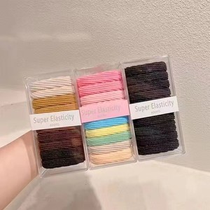 Bande de cheveux élastique élastique pour enfants bande de cheveux queue de cheval haute petite fille anneau de serviette corde de cheveux durable <span class=keywords><strong>GHA</strong></span> - 006 - Product Image 2