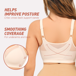 Tuta da donna a copertura completa Shapewear Wireless copertura di testa reggiseni a maglia controllo pancia Plus (XL) XS) pelle sottile - Product Image 6