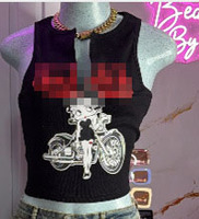 Set Pakaian Wanita Musim Panas Baru 2 Potong, Atasan Tanpa Lengan Seksi dan Celana Pendek Bermotif Polkadot, Set Dua Potong yang Cocok, Pakaian Kasual