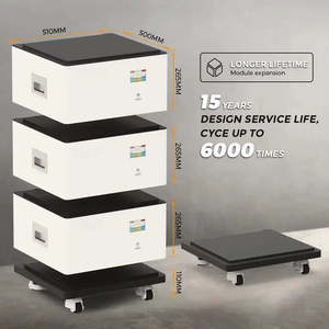 แบตเตอรี่ลิเธียมโซลาร์ Lifepo4 51.2V 200Ah 10Kwh ระบบกักเก็บพลังงานสำหรับบ้าน พร้อมระบบป้องกัน BMS - Product Image 3