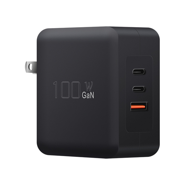 High-Tech Quick Charge US 20V 5A 100W QC 4.0 PPS USB C Type C Single Port Laptop PD100W Gan Charger