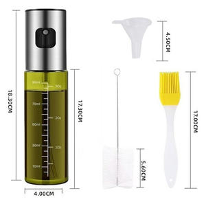 Spruzzatore di <span class=keywords><strong>Olio</strong></span> in Vetro <span class=keywords><strong>per</strong></span> Alimenti, 2 Pezzi, Verde con Protezione UV, Bottiglia Spray <span class=keywords><strong>per</strong></span> <span class=keywords><strong>Friggitrice</strong></span> <span class=keywords><strong>ad</strong></span> <span class=keywords><strong>Aria</strong></span> e Cucina - Product Image 2