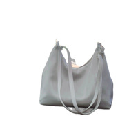 Tas Selempang Satu Tali Bahu Satin Modis dengan Ritsleting Custom, Tas Tote Desainer Literer, Tas Belanja Pendingin Wanita