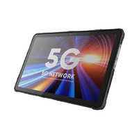 Chainway P100 Écran HD 10.95 pouces personnalisé Android 14 IP67 Tablette PC industrielle 5G NFC RFID Stock de codes à barres longue portée