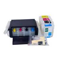 BOMA.LTD 도매 DIY CISS 키트 대용량 잉크 탱크 자동 리셋 칩 연속 잉크 공급 시스템 (HP500 800 10 82 디자인젯 플로터용)