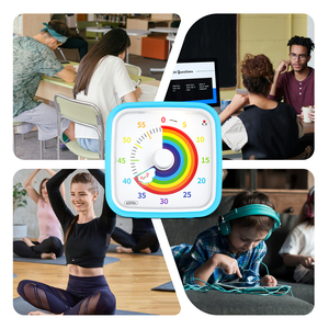 Minuteur visuel pour enfant Yunbaoit OEM, en plastique écologique, silencieux, outil de gestion du temps pour enfant, 60 minutes, minuteur de cuisine, compte à rebours - Product Image 4