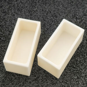 Creuset en céramique d'alumine (oxyde d'aluminium) 99,7 %, 30 ml, 39x28x47 mm, pour la combustion et la découpe, pour utilisation en four à haute température - Product Image 3