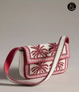 Women <b>Beaded</b> <b>Handbag</b> Lightweight and Compact Perfect for Weddings Galas Parties and Special Occasions - Product Image 6