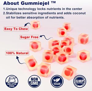 Gomitas llenas de líquido de melatonina de fuerza máxima para adultos Magnesio Ashwagandha B6 B12 Soporta suplementos de relajación profunda Cápsula - Product Image 3