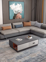 Chinesische Luxus moderne hölzerne Wand schränke Sofa Wohnzimmer TV-Schrank Set Wohn möbel TV-Ständer mit Couch tisch