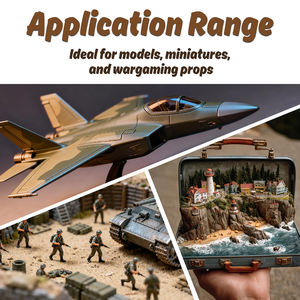 Pinturas en Miniatura WBG No Tóxicas en Colores Personalizados (Base/Tonos de Piel/Sombra/Metálicos), Juego de Pinturas Acrílicas para Modelos y Miniaturas - Product Image 5