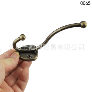 Fengqingxuan <b>Antique</b> Coat Hook 35x117mm Zinc Alloy Wall Mount CC65 - Product Image 3