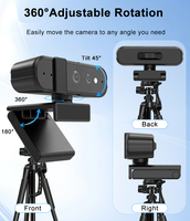 Desain Situs Web Internet 1080P Gratis Webcam Pria Live Web Cam Gratis untuk Pria dengan Mikrofon ENC untuk PC/Laptop/Desktop