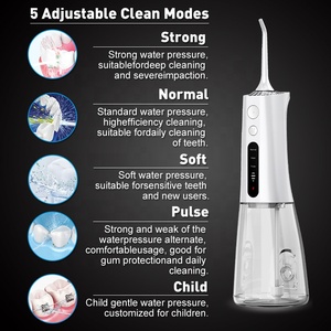 <span class=keywords><strong>Irrigador</strong></span> <span class=keywords><strong>Dental</strong></span> Eléctrico Portátil Inalámbrico con 3 Modos, Resistente al Agua IPX7, para Uso Doméstico, Venta al por Mayor, OEM - Product Image 2