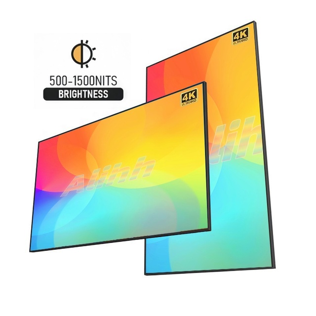 Alihh 55" Digital Signage Display Tablet Smart Menu Board 700 Nits 4K Animation Built-In CMS for Retail Stores