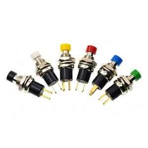 PB05B 7mm <b>Push</b> <b>Button</b> <b>Switch</b> PBS-110 self-locking/Lockless Non-lock self-resetting <b>Switch</b> Pin gold plating - Product Image 1