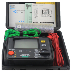 เครื่องทดสอบความต้านทานฉนวนไฟฟ้าแรงสูงดิจิตอล KYORITSU KEW3125A ของแท้ มัลติมิเตอร์ดิจิตอล มีสินค้าพร้อมส่ง - Product Image 6