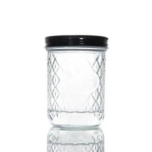 Helder Glas Opslag Van Voedsel Jar Kleine Size Koekjes Snoep Bus Met Schroef Deksel Voor Huishoudelijke
